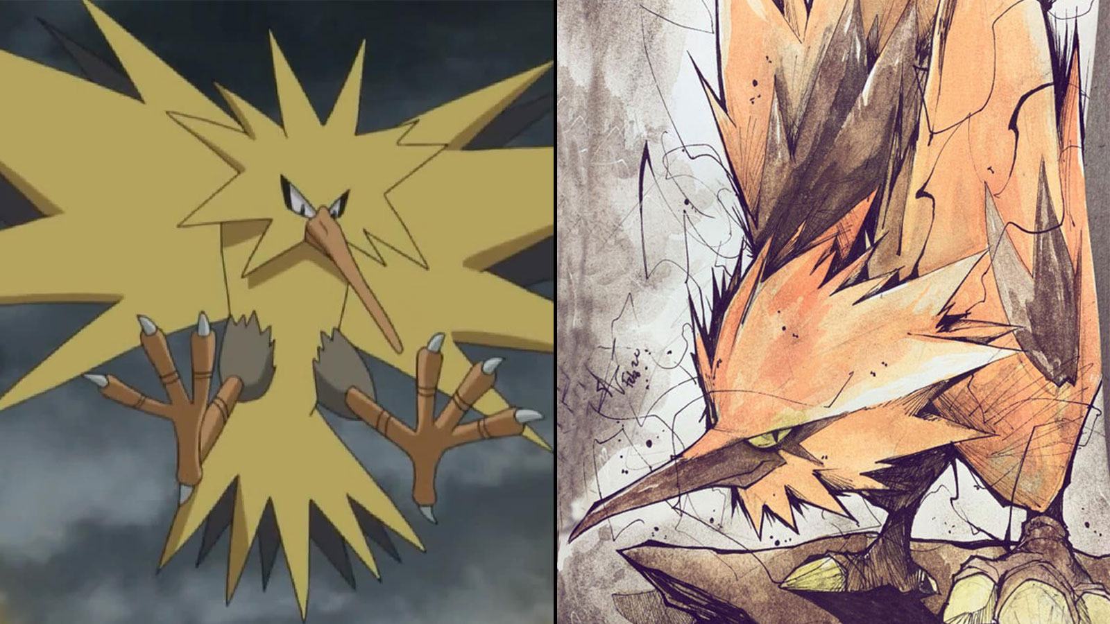 Pokémon: ses dessins des trois oiseaux légendaires émerveillent les fans 
