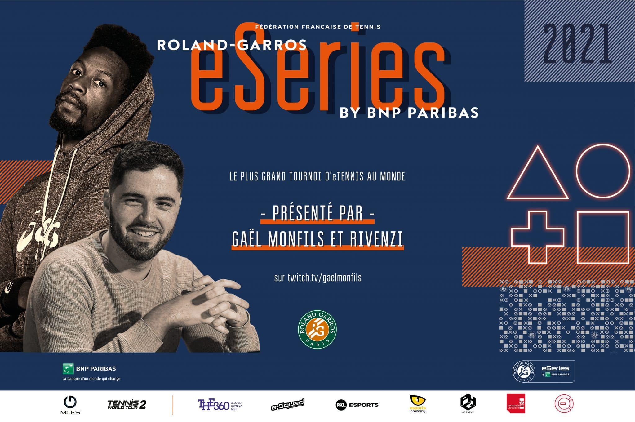 Gaël Monfils et Rivenzi aux commandes des Roland-Garros eSeries 2021