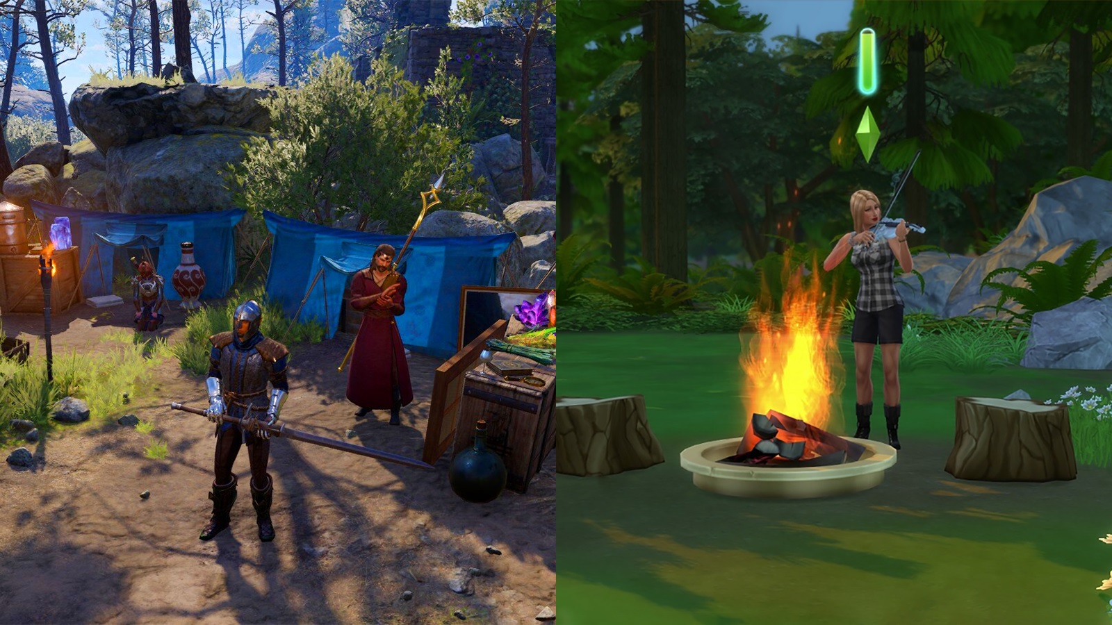 The Sims inspire Baldur’s Gate 3 players to camp