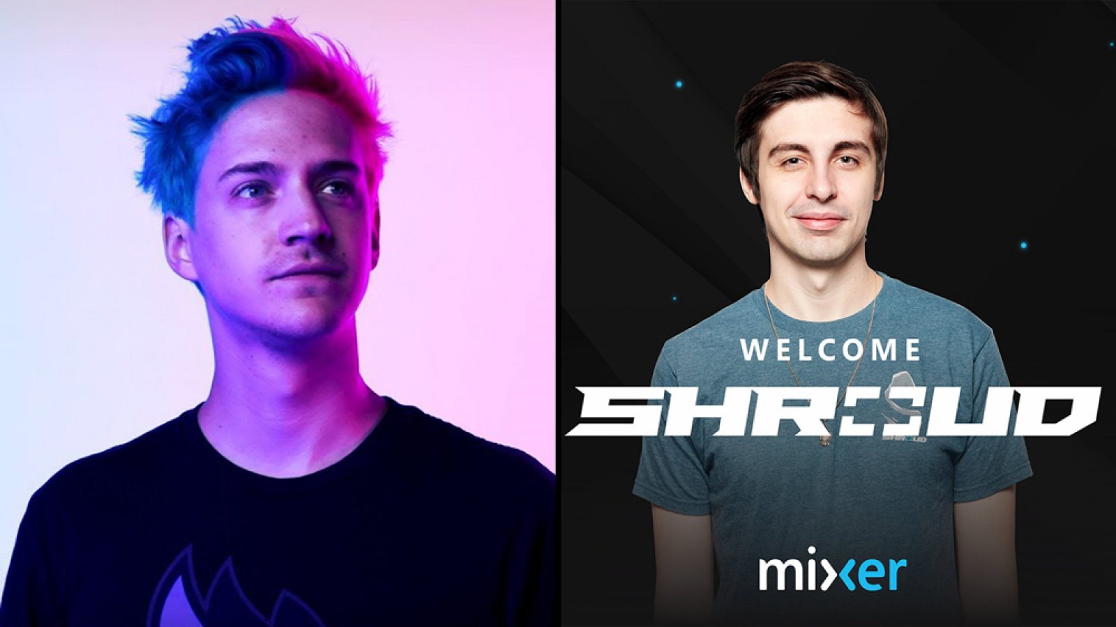 Ninja réagit à l’arrivée surprise de Shroud sur Mixer Dexerto.fr