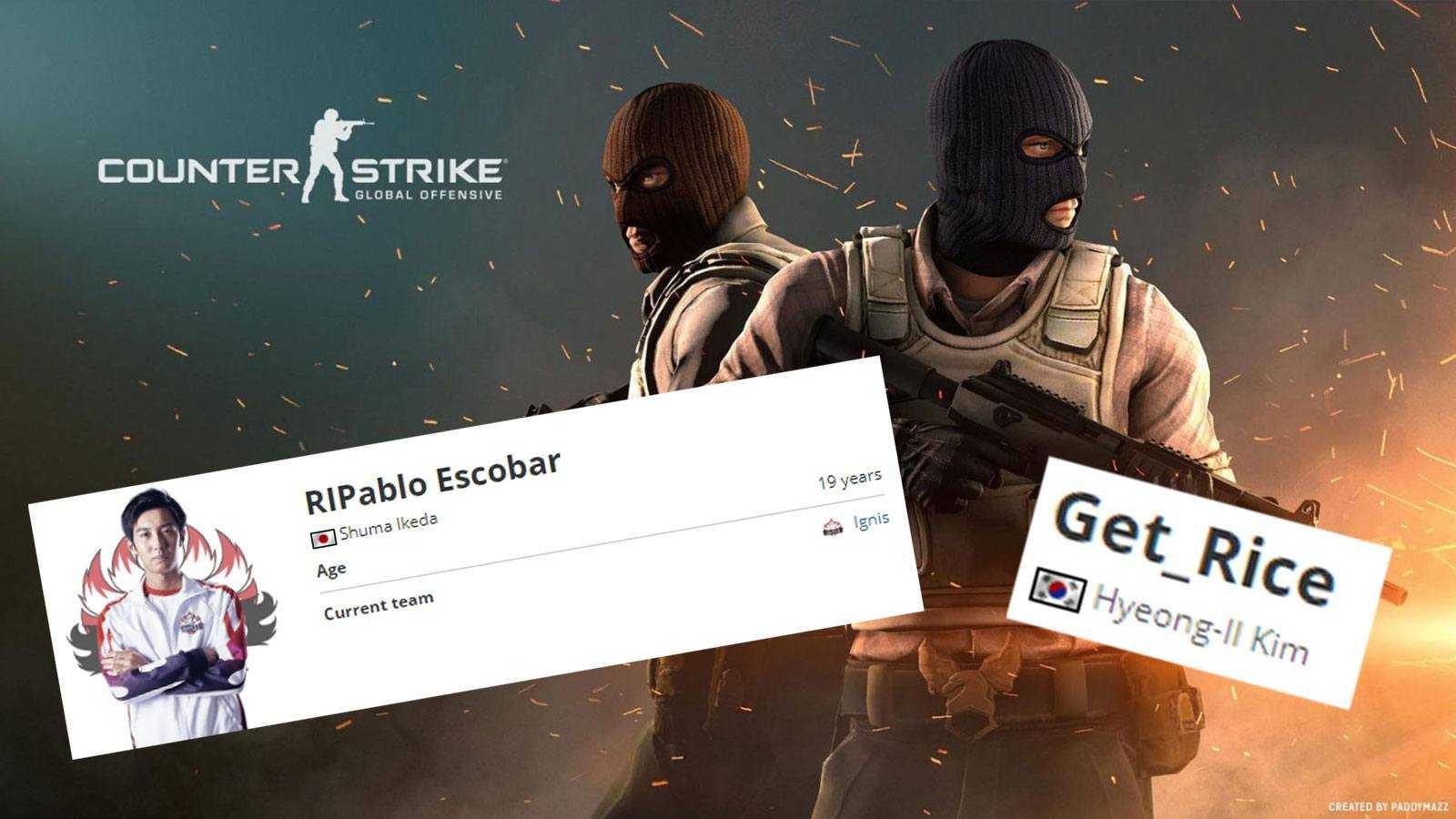 Les Pseudos Les Plus Droles De La Scene Professionelle Cs Go Dexerto